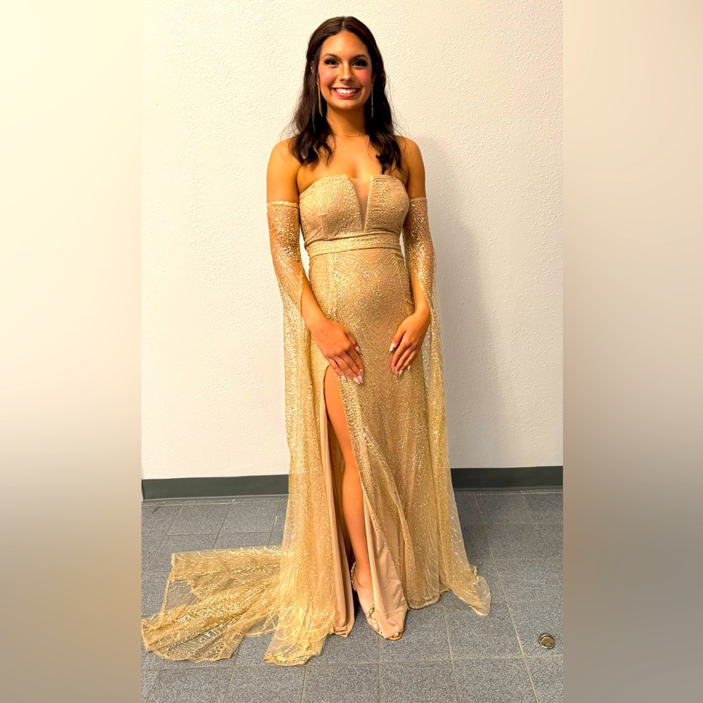 Gold Alamour the Label Jacqueline Dress!